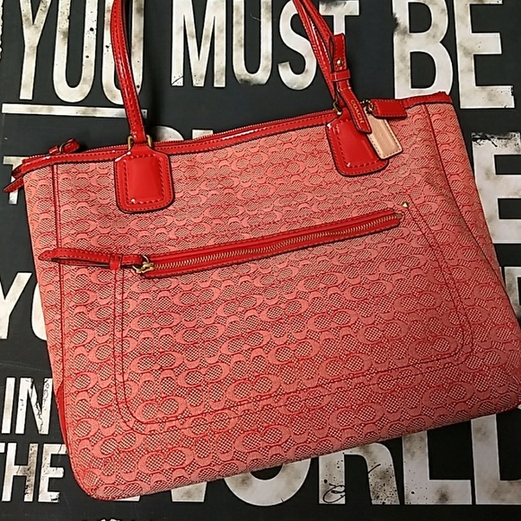 Coach Handbags - Coral Coach Purse